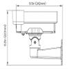 American Dynamics IPS05-B12-OI03 5MP IR WDR Outdoor Network Bullet Camera with 2.7-13.5mm Varifocal Telephoto Lens, RJ45 Connection view 3