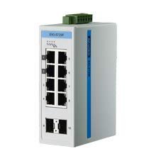 ADVANTECH EKI-5729FI-AE 1.0-1.5 A, 12-48 VDC, -40 to 75 C Temperature Operating, 6.8 W, 8G+2G Full GIGABIT IND, Class 2, ETHERNET Switch