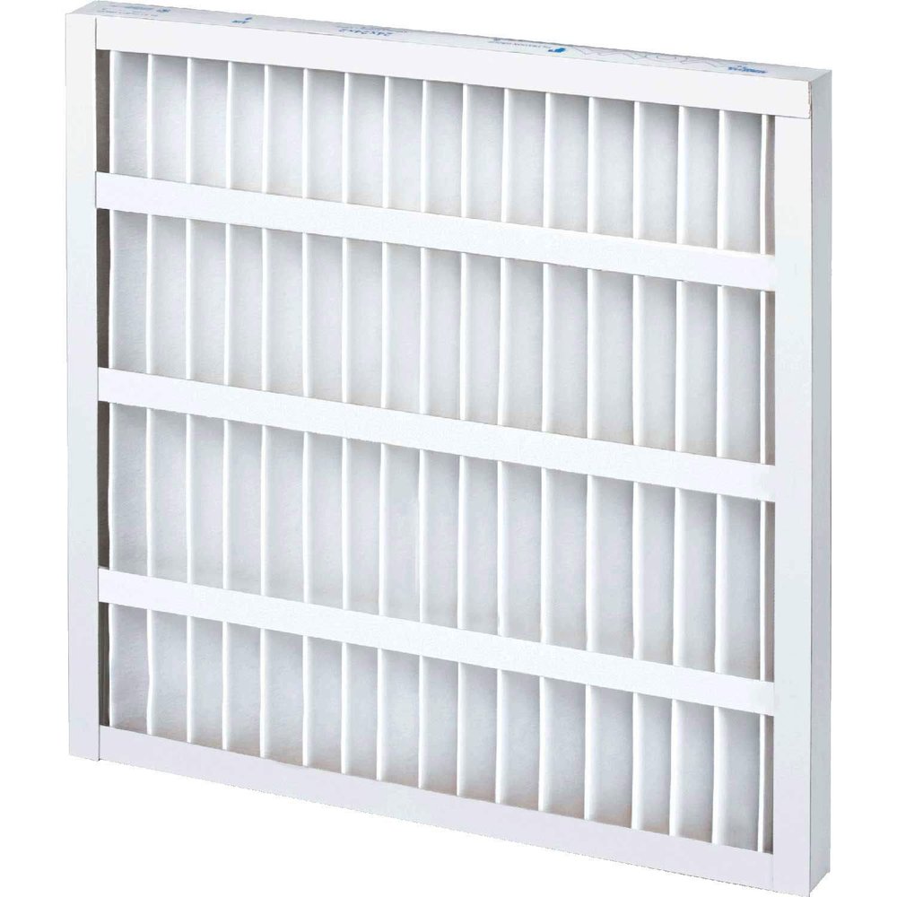 Pleated MERV 8 Standard Capacity Air Filter, 24"W x 16"H x 2"D, Lot of 12