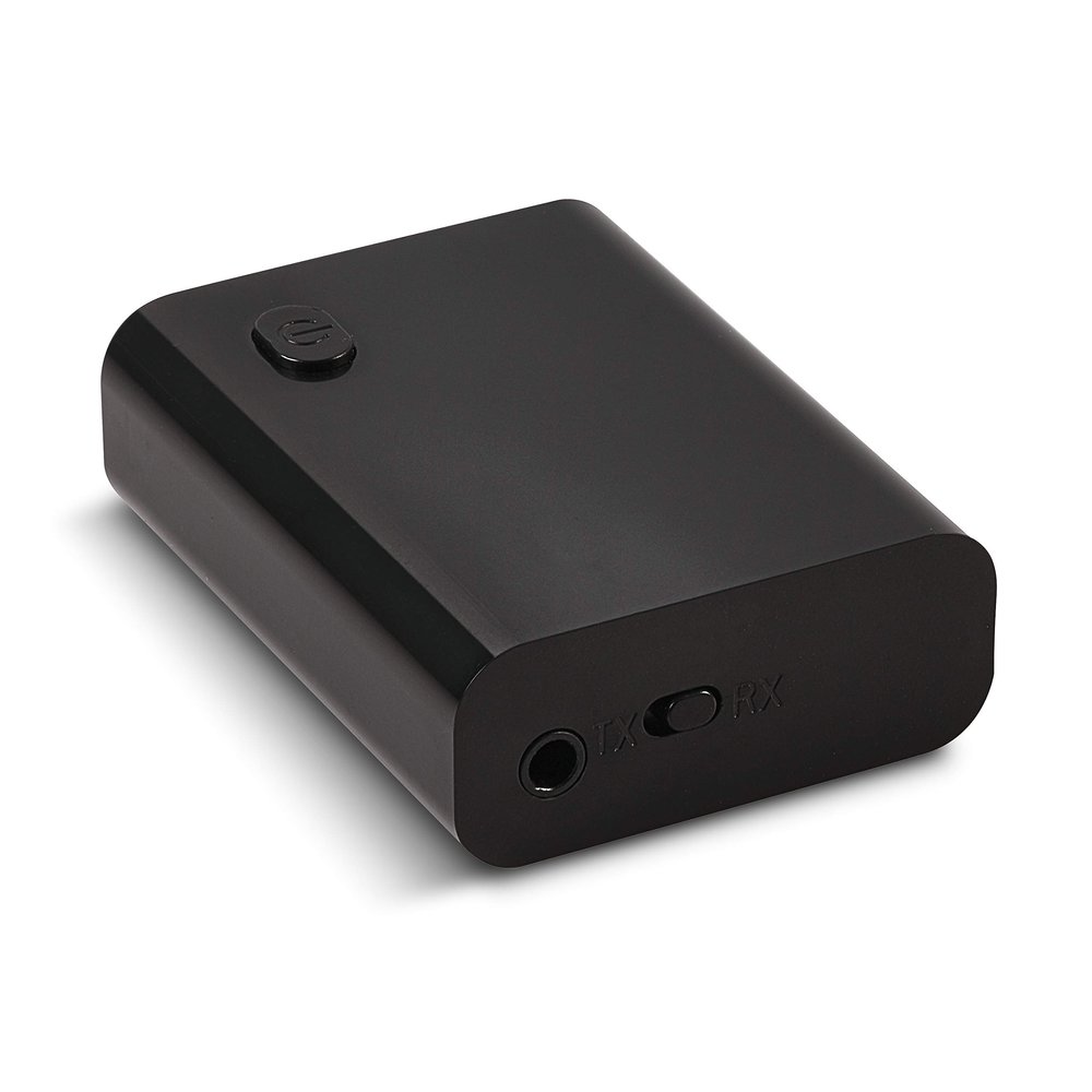 Jensen Portable Bluetooth Transmitter - Wireless Audio Transmitter & Receiver for TV, Sound System, Record Player, Car, Nintendo Switch; Bluetooth Connectivity; 32-Foot Range; Rechargeable