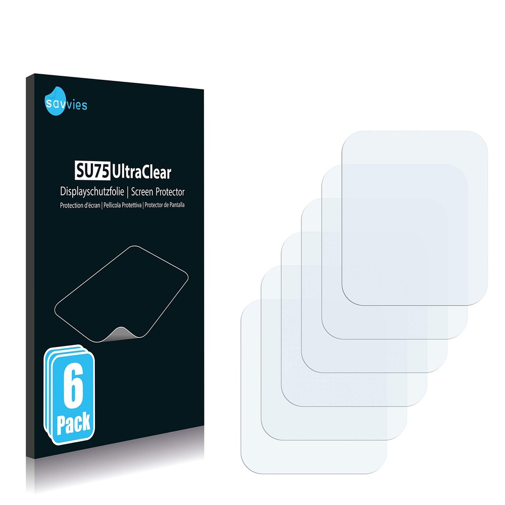 Bedifol 6X Savvies Ultra-Clear Screen Protector for Popglory P22, accurately Fitting - Simple Assembly - Residue-Free Removal