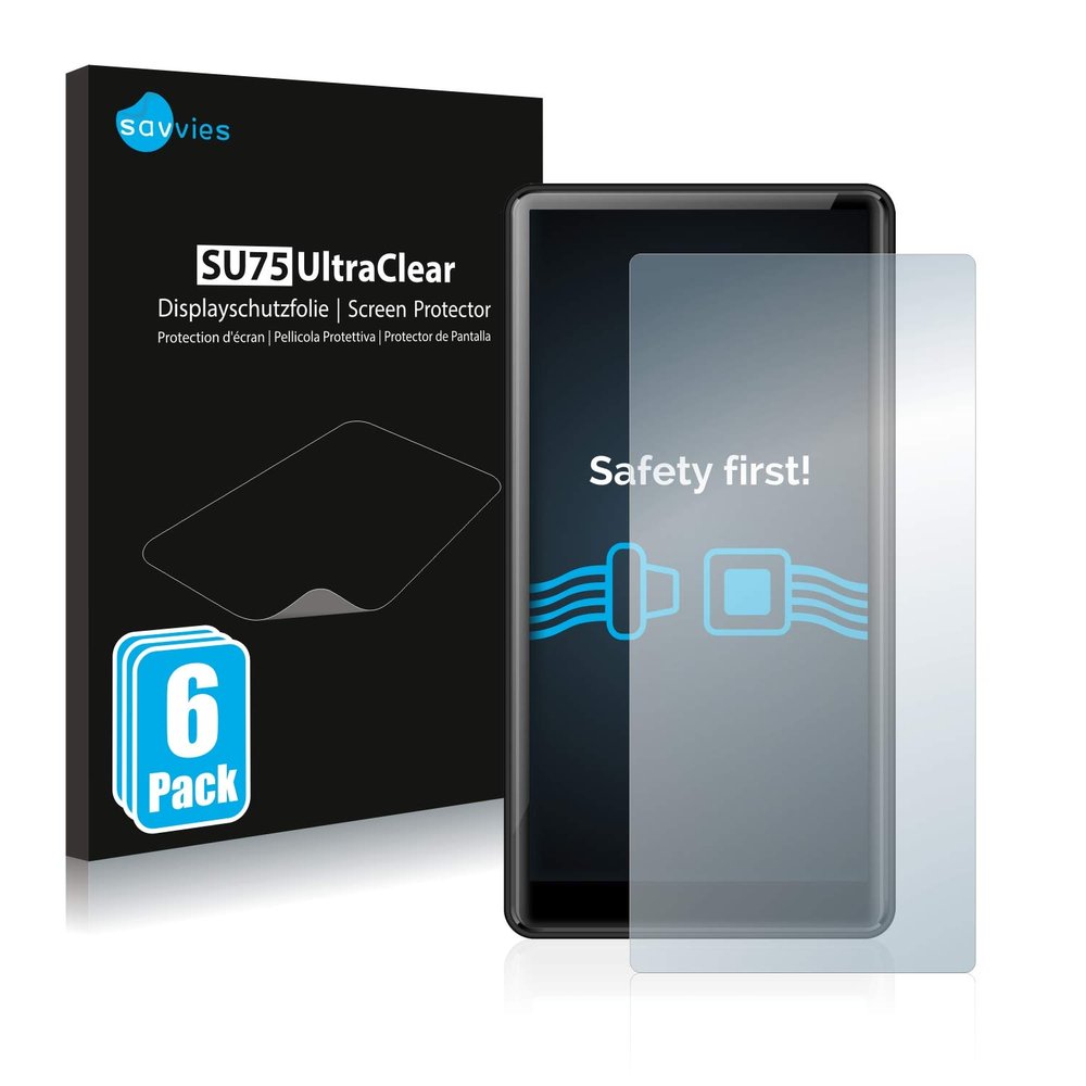 Bedifol 6X Savvies Ultra-Clear Screen Protector for AGPtek T03S, accurately Fitting - Simple Assembly - Residue-Free Removal