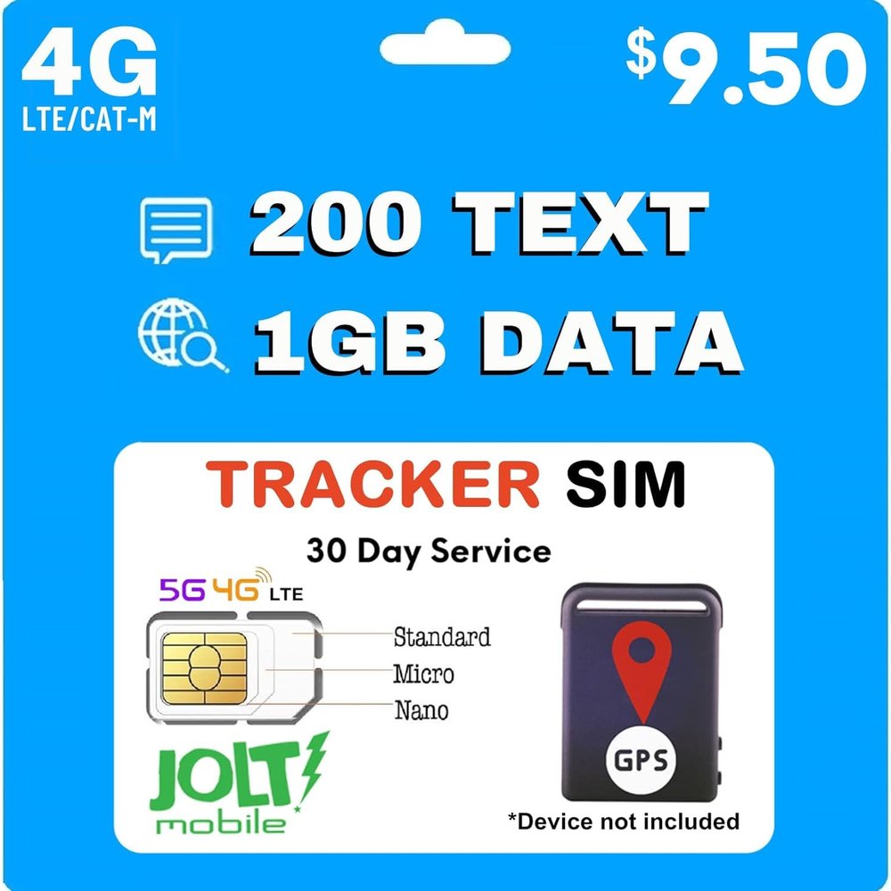 Prepaid 5G 4G LTE High Speed AT&T Network | 1GB Prepaid Data SIM and SMS Only | Security Cameras/Router/Mobile WiFi Hotspot/Watch/GPS Tracker IoT Devices | No Contract | Nationwide