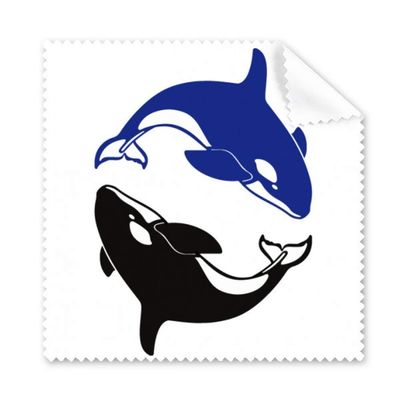 Whale Symmetric Swaying Combination Cleaning Cloth Phone Screen Glasses Cleaner 5pcs