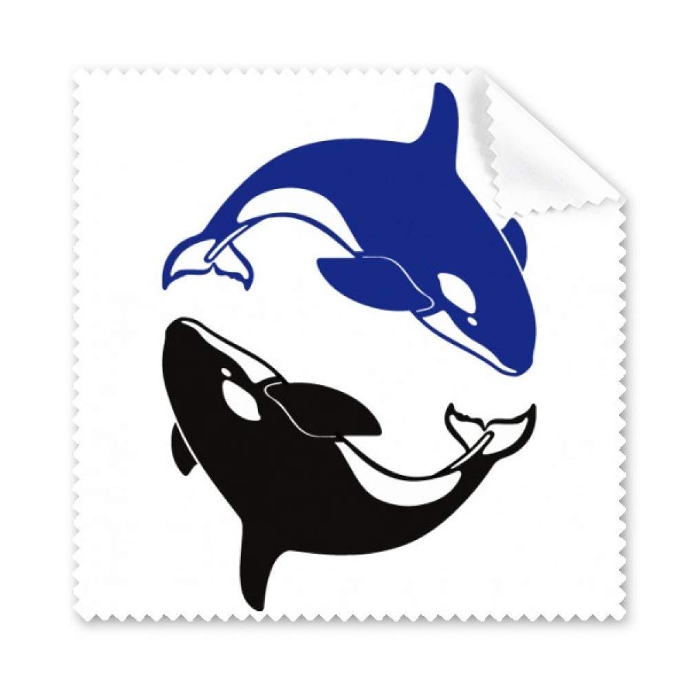 Whale Symmetric Swaying Combination Cleaning Cloth Phone Screen Glasses Cleaner 5pcs