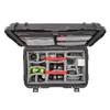 NANUK 938 Waterproof Hard Case with Lid Organizer and Padded Divider - Black 938-6001 view 2