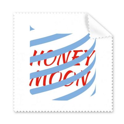 Honeymoon Surrounded Lines Cylinders Cleaning Cloth Phone Screen Glasses Cleaner 5pcs