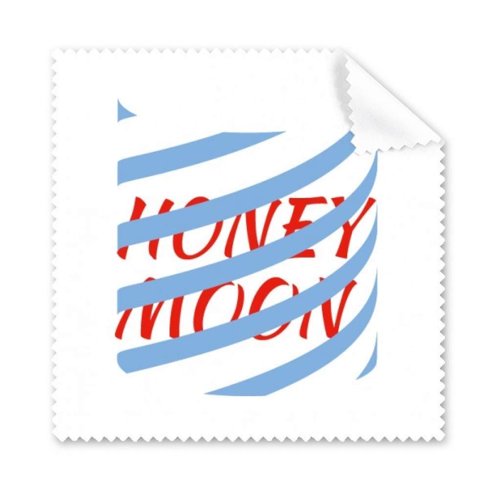 Honeymoon Surrounded Lines Cylinders Cleaning Cloth Phone Screen Glasses Cleaner 5pcs