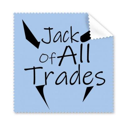 Jack of All Trades Art Deco Gift Fashion Cleaning Cloth Phone Screen Glasses Cleaner 5pcs