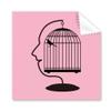 Face Stand Birdcage Eyes Art Deco Gift Fashion Cleaning Cloth Phone Screen Glasses Cleaner 5pcs view 1