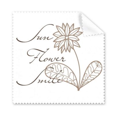 Flowers Sun Smile Handpainted Cleaning Cloth Phone Screen Glasses Cleaner 5pcs