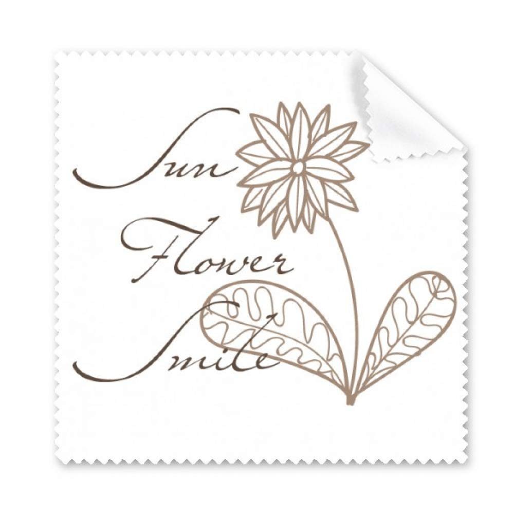 Flowers Sun Smile Handpainted Cleaning Cloth Phone Screen Glasses Cleaner 5pcs
