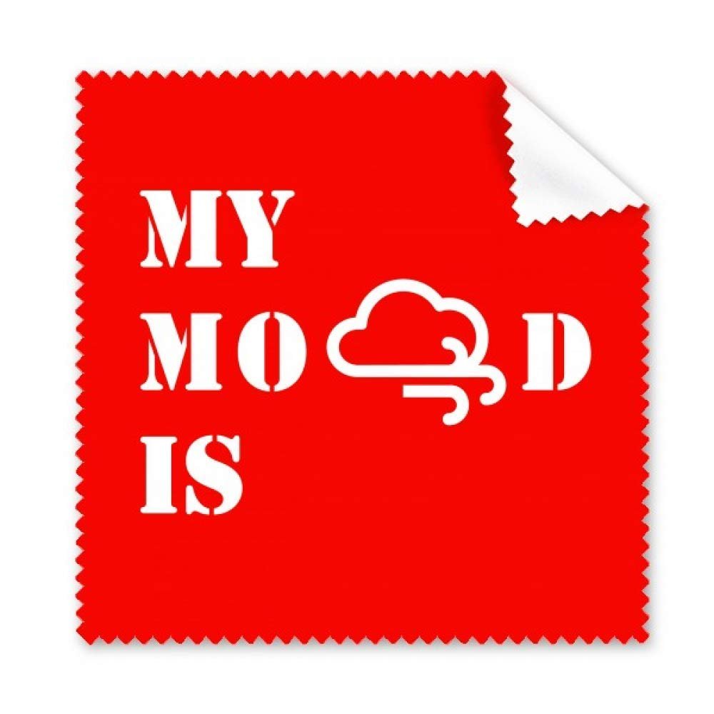 Mood Depression Weather Wind Cleaning Cloth Phone Screen Glasses Cleaner 5pcs