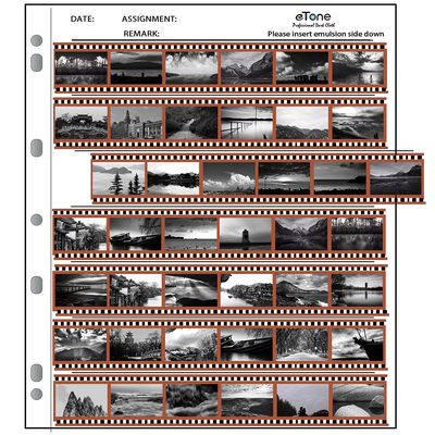 50x eTone Archival Storage Sheets 135 35mm Negative Page Preservers (50X135)