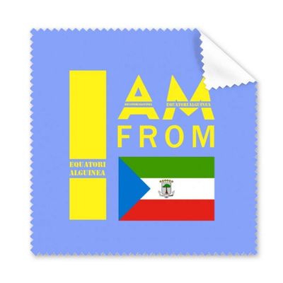I Am from Equatorial Guinea Cleaning Cloth Phone Screen Glasses Cleaner 5pcs