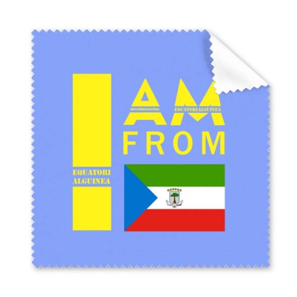 I Am from Equatorial Guinea Cleaning Cloth Phone Screen Glasses Cleaner 5pcs