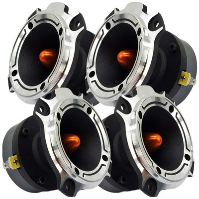 4X Gravity WZ40TW 2400 Watts Maximum Power Handling Warzone Series Heavy Duty Titanium Super Tweeter Loud Speaker 4-Ohms Aluminum Frame -2nd Gen