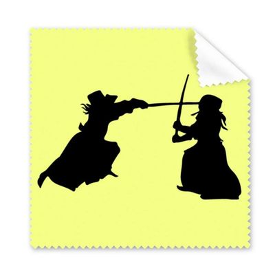 Japanese Traditional Kendo Outline Cleaning Cloth Phone Screen Glasses Cleaner 5pcs