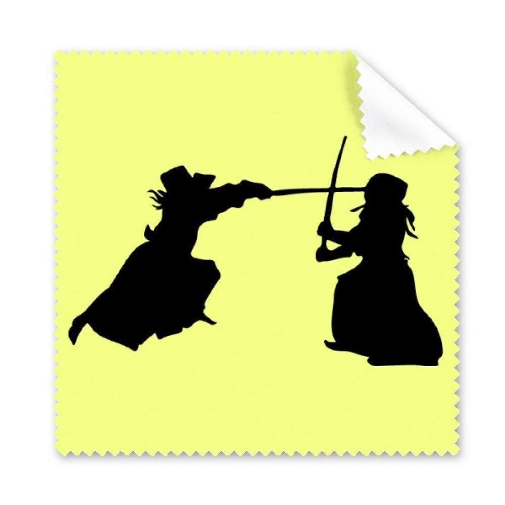 Japanese Traditional Kendo Outline Cleaning Cloth Phone Screen Glasses Cleaner 5pcs