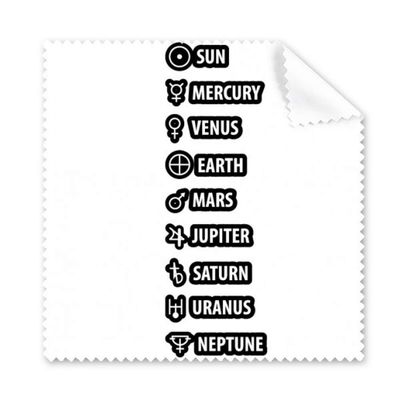 Expression Star Sun System Cleaning Cloth Phone Screen Glasses Cleaner 5pcs