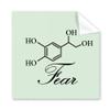 Fear Molecule Chemical Structure Cleaning Cloth Phone Screen Glasses Cleaner 5pcs view 1