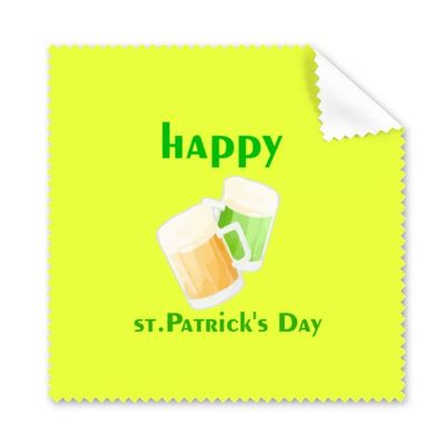 Green Beer Toast Celebrates Ireland Cleaning Cloth Phone Screen Glasses Cleaner 5pcs