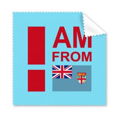 I Am from Fiji Art Deco Gift Fashion Cleaning Cloth Phone Screen Glasses Cleaner 5pcs