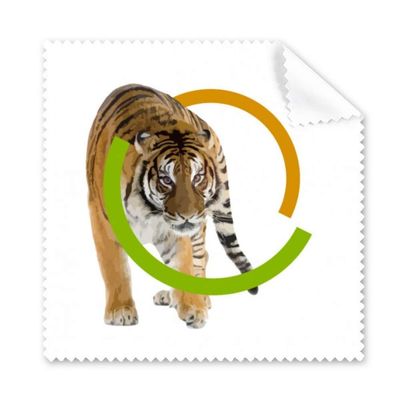 Feline Tiger Ring Ferocious Cleaning Cloth Phone Screen Glasses Cleaner 5pcs