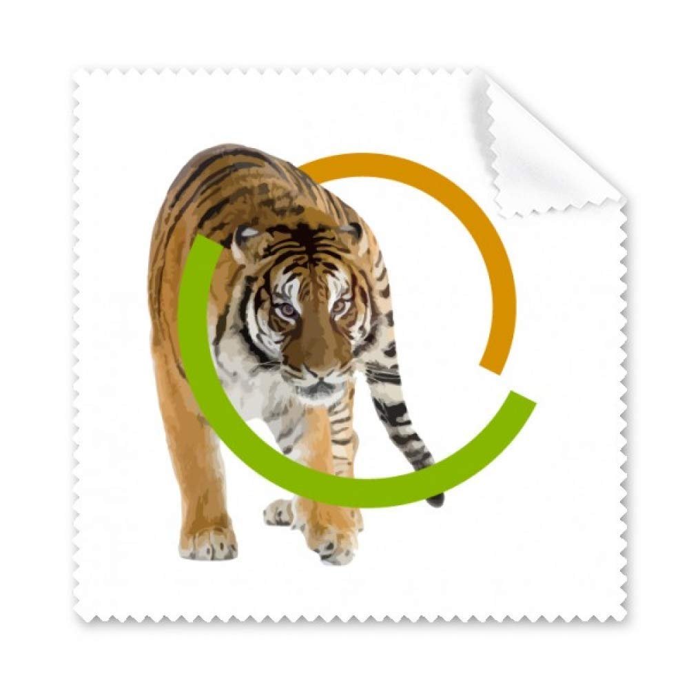 Feline Tiger Ring Ferocious Cleaning Cloth Phone Screen Glasses Cleaner 5pcs