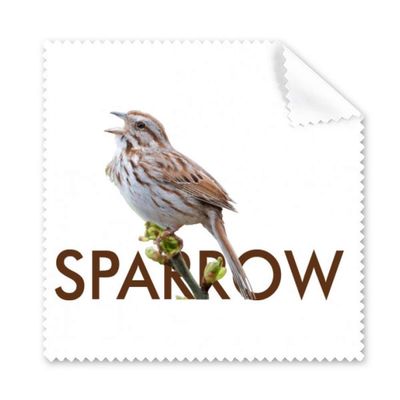 Food Throat Sparrows Birds Cleaning Cloth Phone Screen Glasses Cleaner 5pcs
