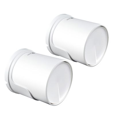 Bangcheer - Cable Organizer for Whole WiFi Booster, Home WiFi Mesh System for Tp Link Deco x20 and x60, Easy-to-Install Wall Mounted Holder for Booster, White, Pack of 2