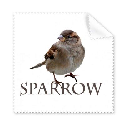 Food Side Body Sparrows Birds Cleaning Cloth Phone Screen Glasses Cleaner 5pcs