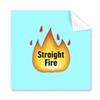 Fiery Hot Burning Vogue Fashion Flame Cleaning Cloth Phone Screen Glasses Cleaner 5pcs view 1