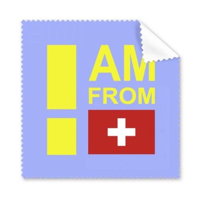 I Am from Switzerland Art Deco Gift Fashion Cleaning Cloth Phone Screen Glasses Cleaner 5pcs