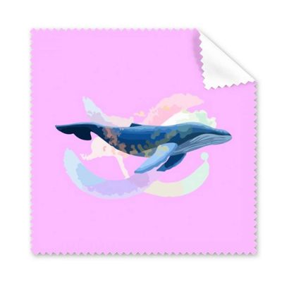 Marine Organism Cetacean Ehale Cleaning Cloth Phone Screen Glasses Cleaner 5pcs