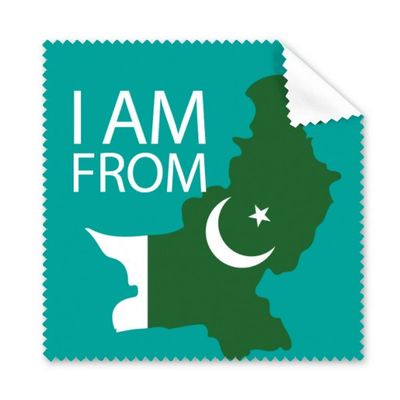 I Am from Pakistan National Flag Country Cleaning Cloth Phone Screen Glasses Cleaner 5pcs