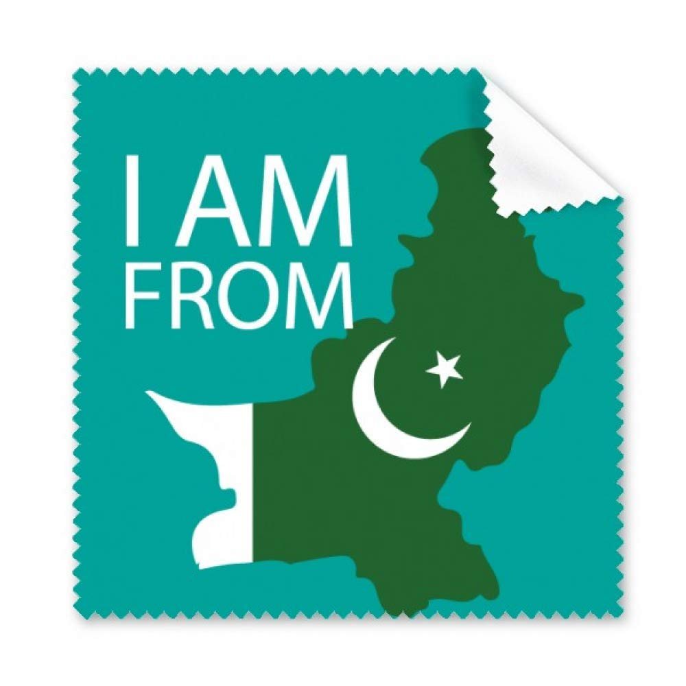 I Am from Pakistan National Flag Country Cleaning Cloth Phone Screen Glasses Cleaner 5pcs