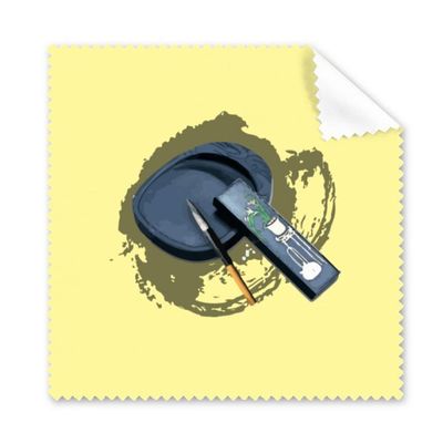 Literati Inheritance Stationery Outline Cleaning Cloth Phone Screen Glasses Cleaner 5pcs