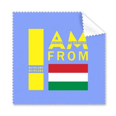 I Am from Hungary Art Deco Gift Fashion Cleaning Cloth Phone Screen Glasses Cleaner 5pcs