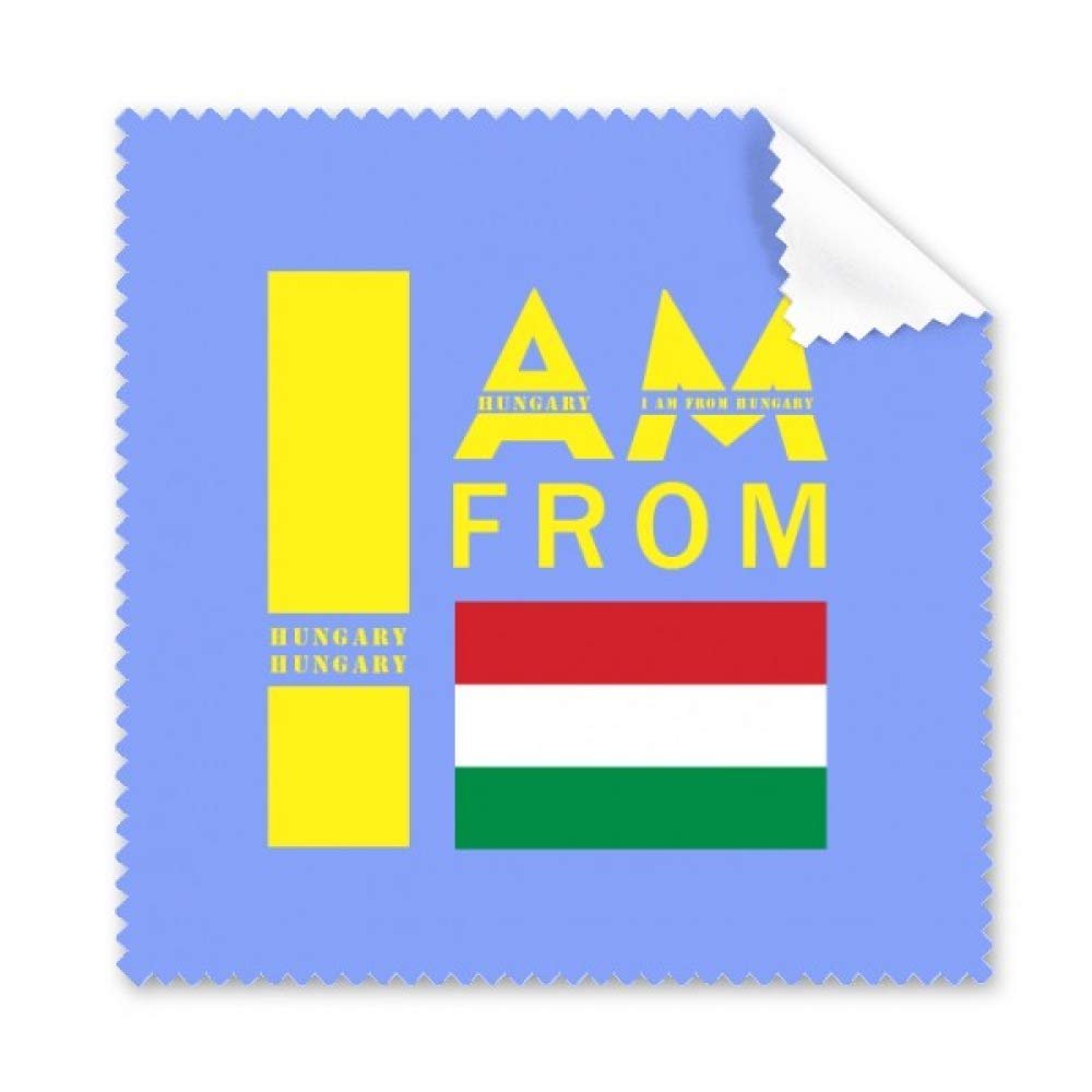 I Am from Hungary Art Deco Gift Fashion Cleaning Cloth Phone Screen Glasses Cleaner 5pcs