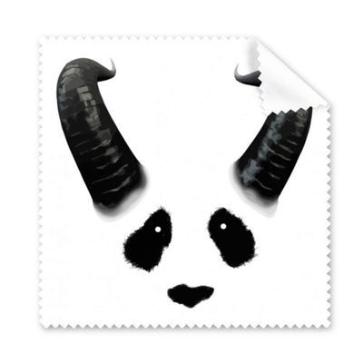 Ferocious Part Panda Horn Cleaning Cloth Phone Screen Glasses Cleaner 5pcs