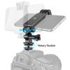 Anwenk Phone Holder Hot Shoe Mount Adapter with Cold Shoe Mount for Microphone/ Flash Light Compatible with Gopro Hero DJI Osmo Action Camera Smartphone, Attach on DSLR Camera / Ring Light/ Tripod view 4