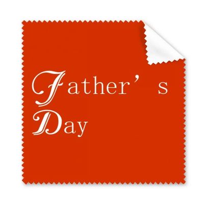 Happy Father Day Happiness Thanks Cleaning Cloth Phone Screen Glasses Cleaner 5pcs