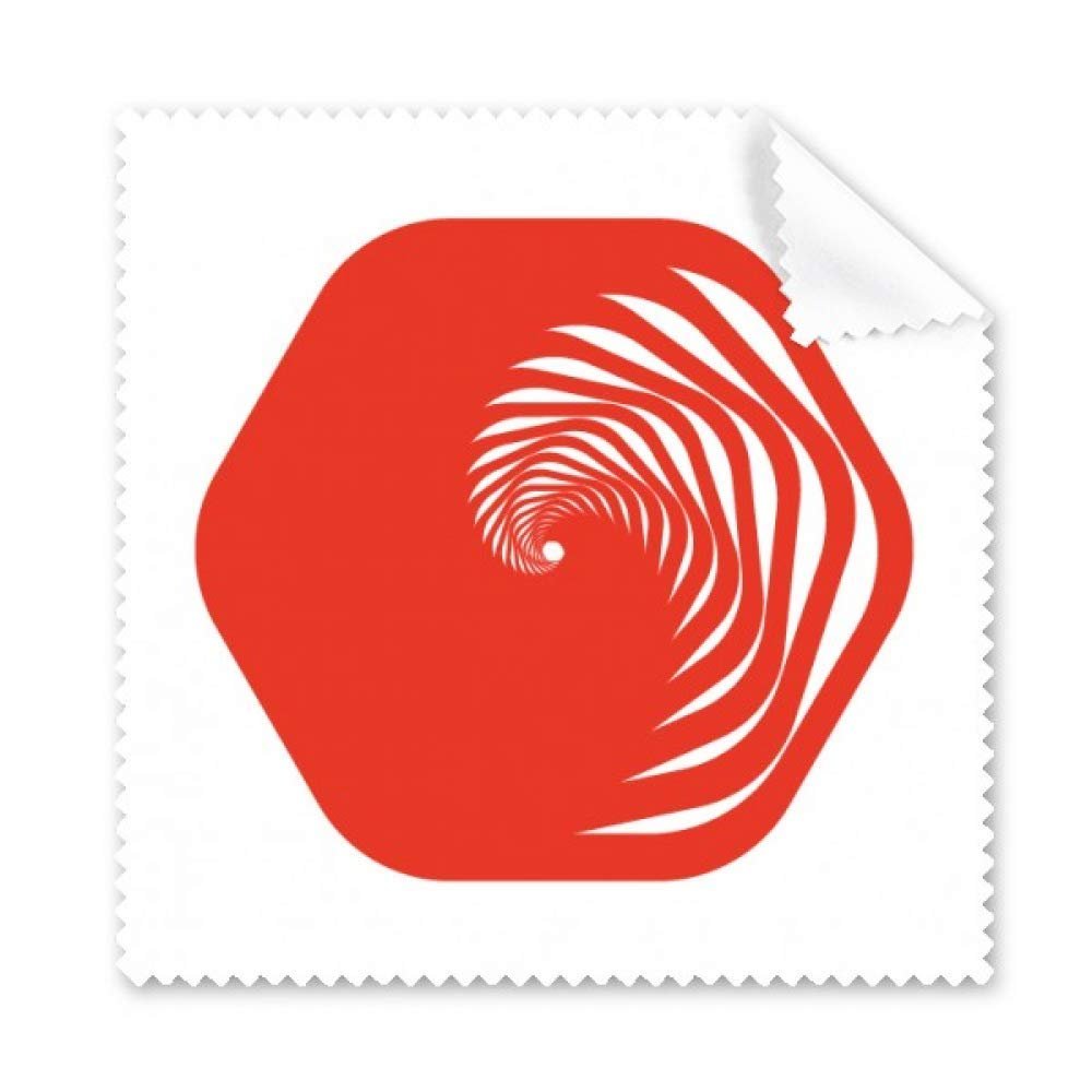 Hexagon Infinite Circular Line Cleaning Cloth Phone Screen Glasses Cleaner 5pcs