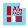 I Am from Qatar Art Deco Gift Fashion Cleaning Cloth Phone Screen Glasses Cleaner 5pcs view 1