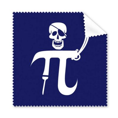 Face Pi Mathematical Weapon Cleaning Cloth Phone Screen Glasses Cleaner 5pcs