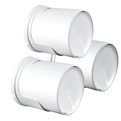 Bangcheer - Cable Organizer for Whole WiFi Booster, Home WiFi Mesh System for Tp Link Deco x20 and x60, Easy-to-Install Wall Mounted Holder for Booster, White, Pack of 3