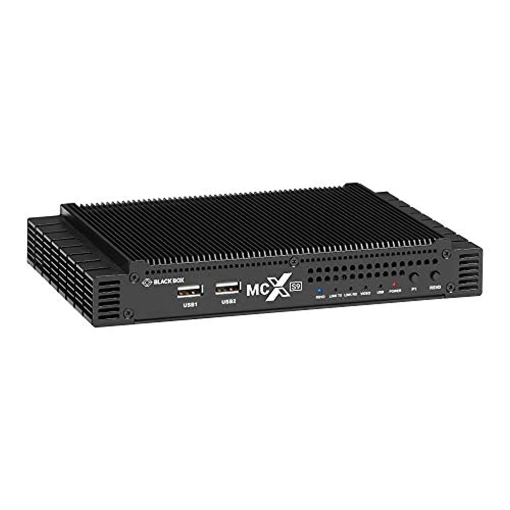 Black Box 4K60 Network AV Decoder HDMI2.0, DP1.2a, USB, 10-GbE CPR/FBR