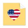 Heart American Presidents Day Flag Cleaning Cloth Phone Screen Glasses Cleaner 5pcs view 1
