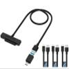 SABRENT USB 3.1 (Type-A) to SSD / 2.5-Inch SATA Hard Drive Adapter + [3-Pack] 22AWG Premium 3ft USB-C to USB A view 1